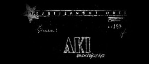 Premiere May 16, 1944 / One-act play / The very first performance
Director Milan Košak
Scenographer Drago Vidmar
Aki, a member of the Partisan patrol Istok Tusulin
Slavo a member of the Partisan patrol Dušan Mevlja
Simon, a member of the Partisan patrol Nace Simončič
Mother Majda Dobovišek
Marija, daughter Draga Ahačič
Ana, daughter Beba Černič
Joža, daughter Mici Verščaj
Nace, son Vinko Turk
Zlata, Partisan nurse Slavka Glavina
Metka, Partisan nurse Ivanka Mežan
Neighbour Sonja Nagelschmit
Prompter Pavlinca Müller
